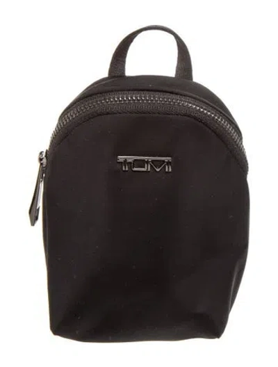 Pre-owned Tumi Nylon Backpack In Black