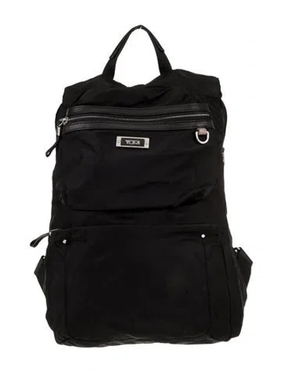 Pre-owned Tumi Nylon Backpack In Black