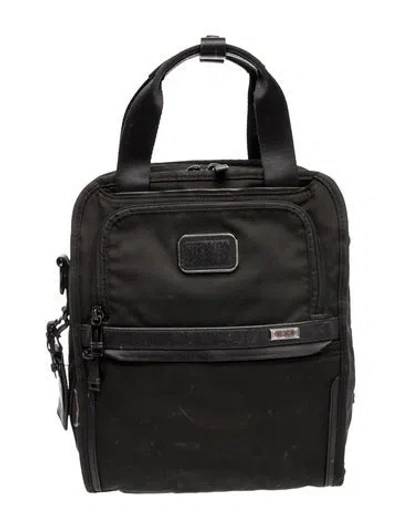 Pre-owned Tumi Nylon Backpack In Black