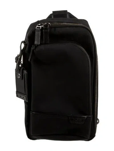 Pre-owned Tumi Nylon Backpack In Black