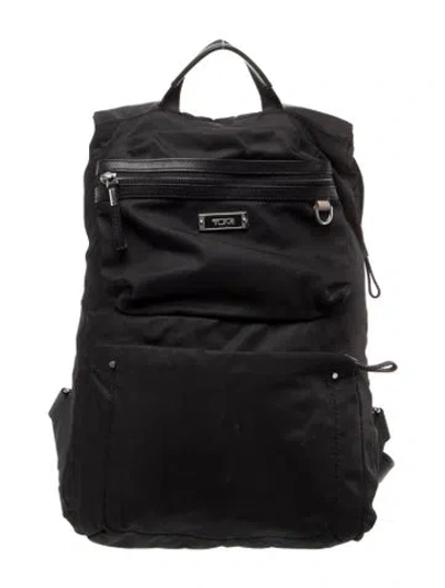 Pre-owned Tumi Nylon Backpack In Black