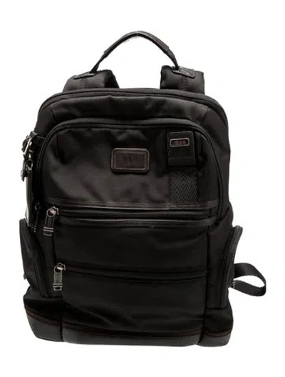 Pre-owned Tumi Nylon Backpack In Black