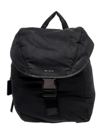 Pre-owned Tumi Nylon Backpack In Black