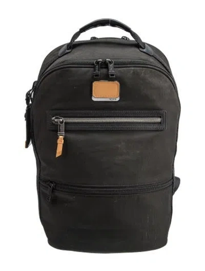 Pre-owned Tumi Nylon Backpack In Black