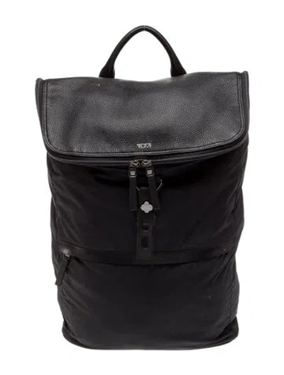 Pre-owned Tumi Nylon Backpack In Black