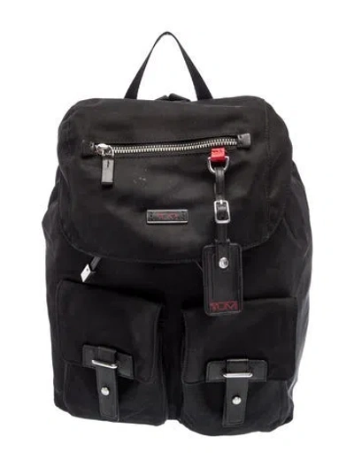 Pre-owned Tumi Nylon Backpack In Black