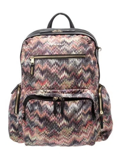 Pre-owned Tumi Nylon Backpack In Black