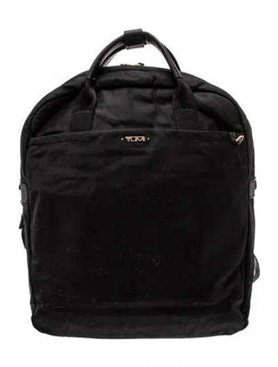 Pre-owned Tumi Nylon Backpack In Black