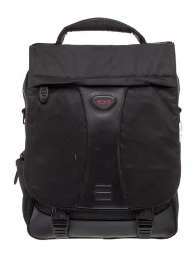 Pre-owned Tumi Nylon Backpack In Black