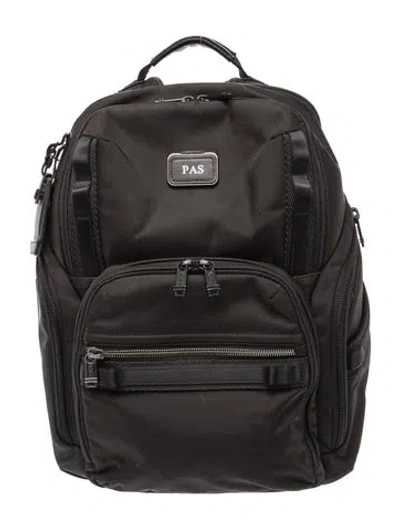 Pre-owned Tumi Nylon Backpack In Black