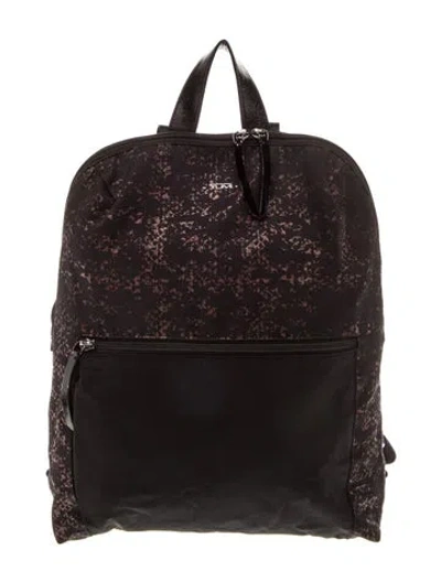 Pre-owned Tumi Nylon Backpack In Black