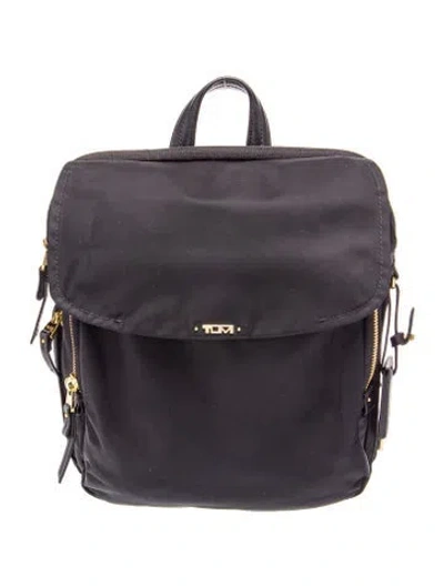 Pre-owned Tumi Nylon Backpack In Black