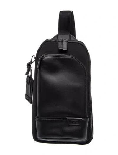 Pre-owned Tumi Nylon Backpack In Black