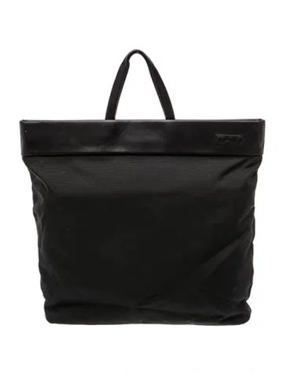 Pre-owned Tumi Nylon Backpack In Black
