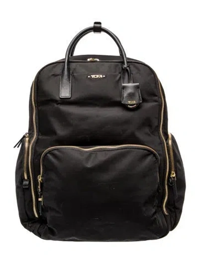 Pre-owned Tumi Nylon Backpack In Black