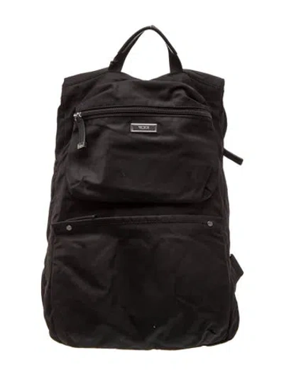 Pre-owned Tumi Nylon Backpack In Black