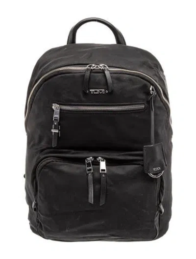 Pre-owned Tumi Nylon Backpack In Black