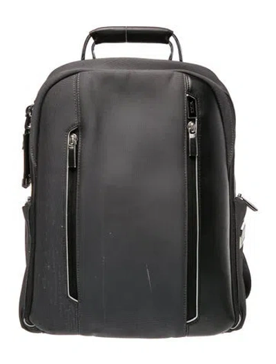 Pre-owned Tumi Nylon Backpack In Black