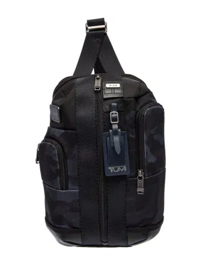 Pre-owned Tumi Nylon Backpack In Black