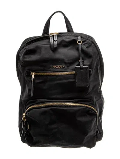 Pre-owned Tumi Nylon Backpack In Black