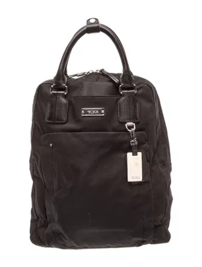 Pre-owned Tumi Nylon Backpack In Black