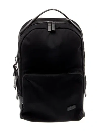 Pre-owned Tumi Nylon Backpack In Black