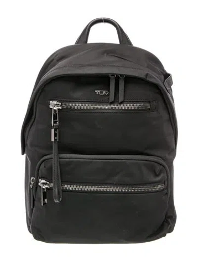 Pre-owned Tumi Nylon Backpack In Black