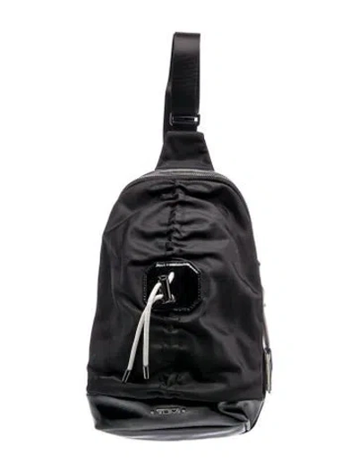 Pre-owned Tumi Nylon Backpack In Black