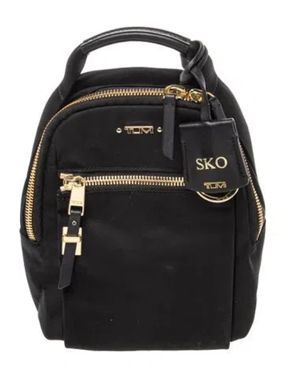 Pre-owned Tumi Nylon Backpack In Black