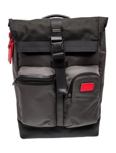 Pre-owned Tumi Nylon Backpack In Black