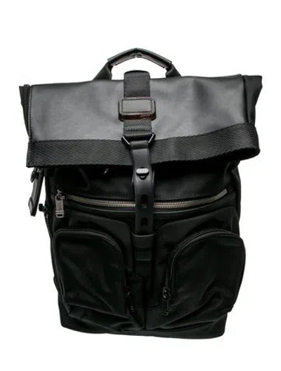 Pre-owned Tumi Nylon Backpack In Black