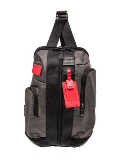 Pre-owned Tumi Nylon Backpack In Black