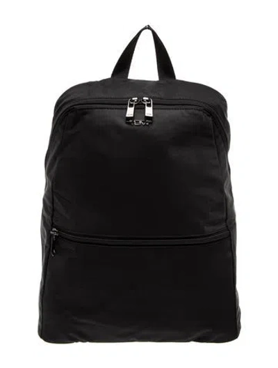 Pre-owned Tumi Nylon Backpack In Black