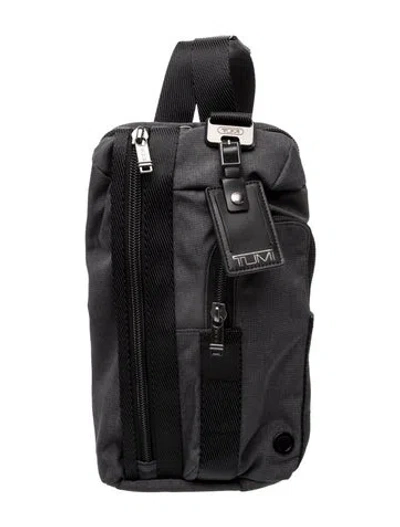 Pre-owned Tumi Nylon Backpack In Black