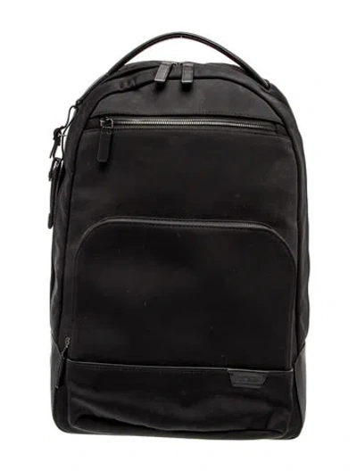 Pre-owned Tumi Nylon Backpack In Black