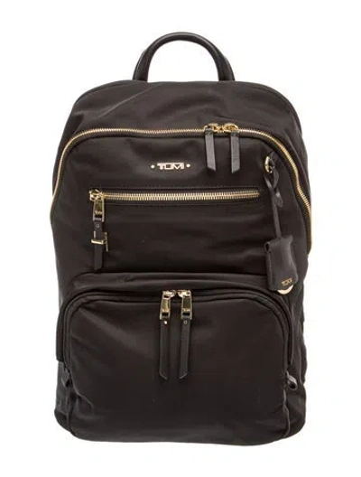 Pre-owned Tumi Nylon Backpack In Black