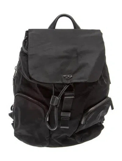 Pre-owned Tumi Nylon Backpack In Black