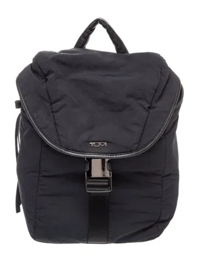 Pre-owned Tumi Nylon Backpack In Black