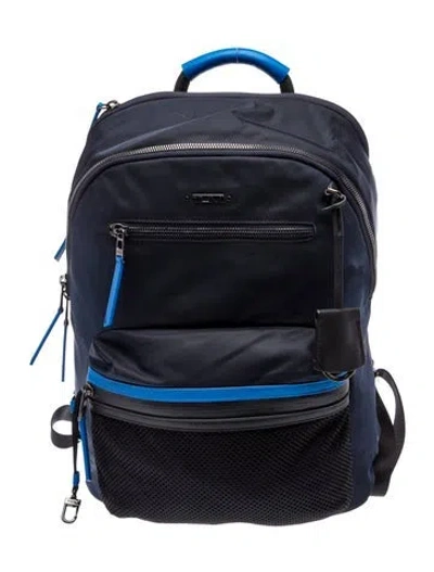 Pre-owned Tumi Nylon Backpack In Black