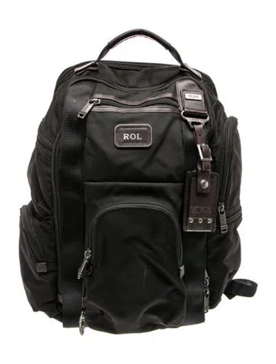 Pre-owned Tumi Nylon Backpack In Black