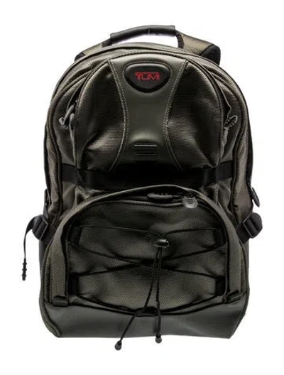 Pre-owned Tumi Nylon Backpack In Black