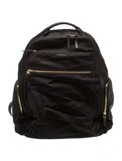 Pre-owned Tumi Nylon Backpack In Black