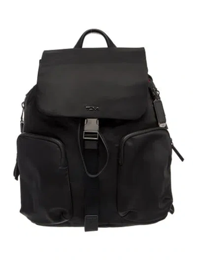 Pre-owned Tumi Nylon Backpack In Black