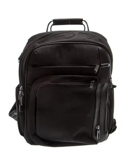 Pre-owned Tumi Nylon Backpack In Black
