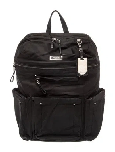 Pre-owned Tumi Nylon Backpack In Black