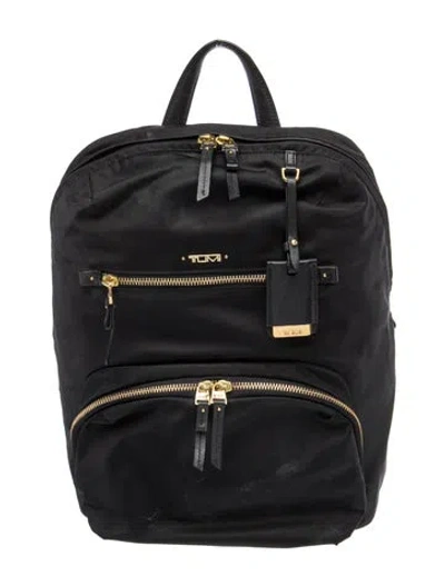 Pre-owned Tumi Nylon Backpack In Black