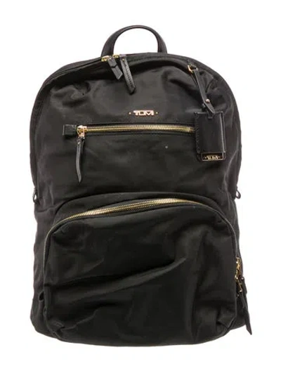 Pre-owned Tumi Nylon Backpack In Black
