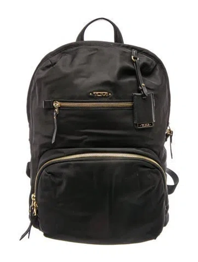 Pre-owned Tumi Nylon Backpack In Black