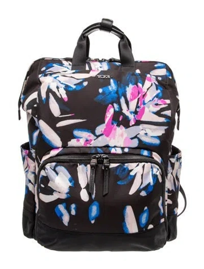 Pre-owned Tumi Nylon Backpack In Black