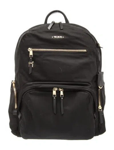 Pre-owned Tumi Nylon Backpack In Black